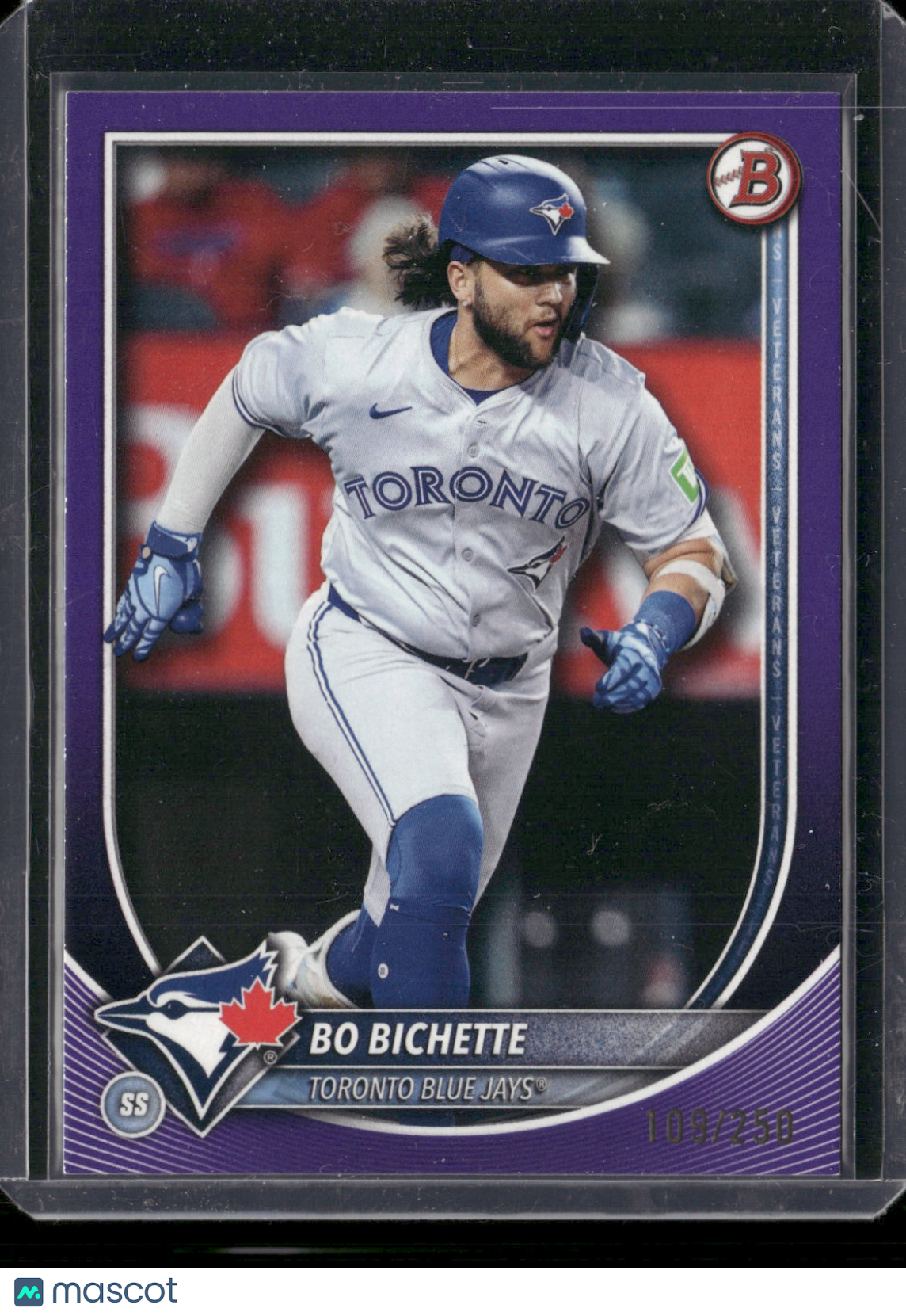 2025 Bowman Bo Bichette #92 Purple /250