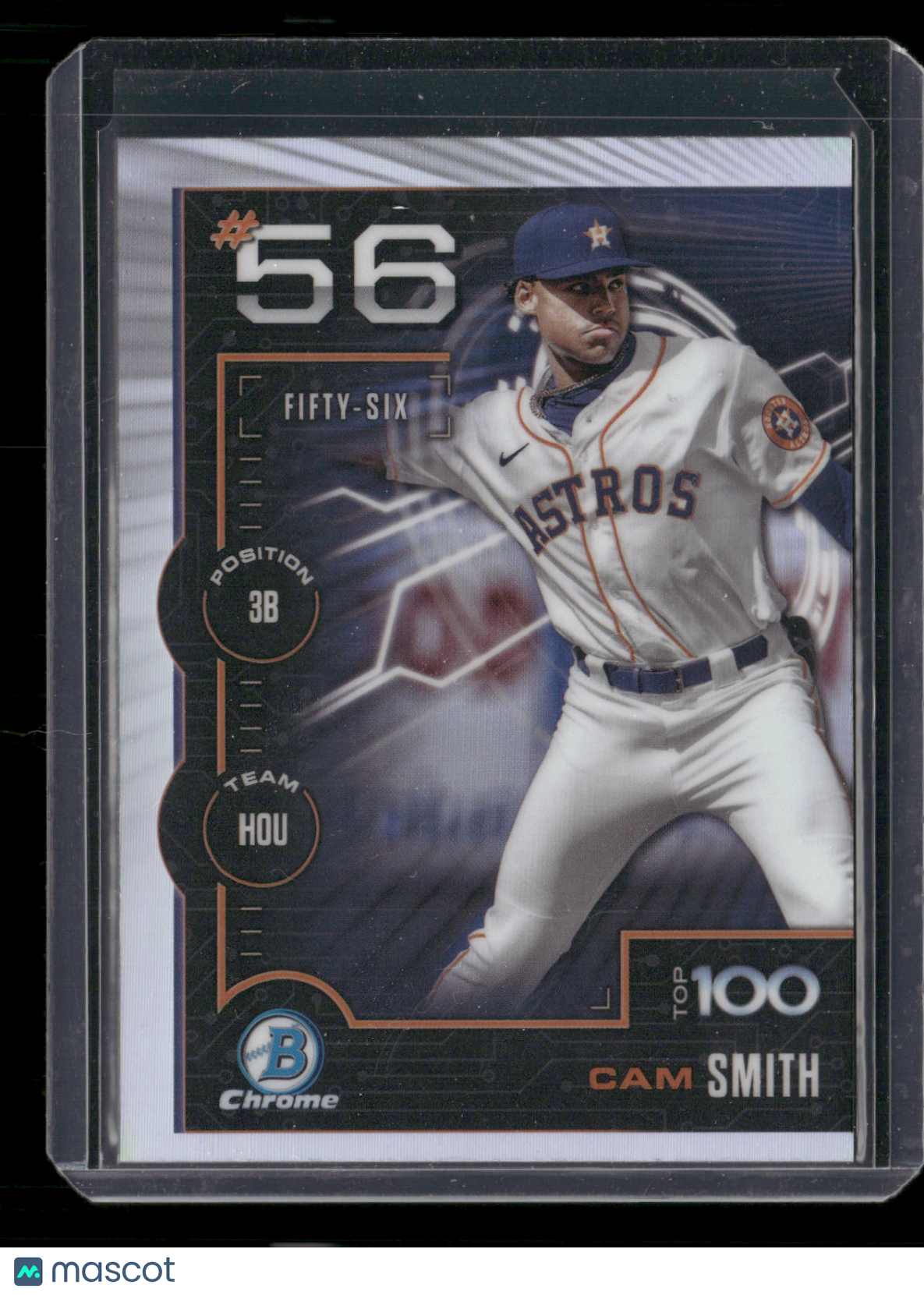 2025 Bowman Chrome Cam Smith #BTP-56 Bowman Scouts Top 100