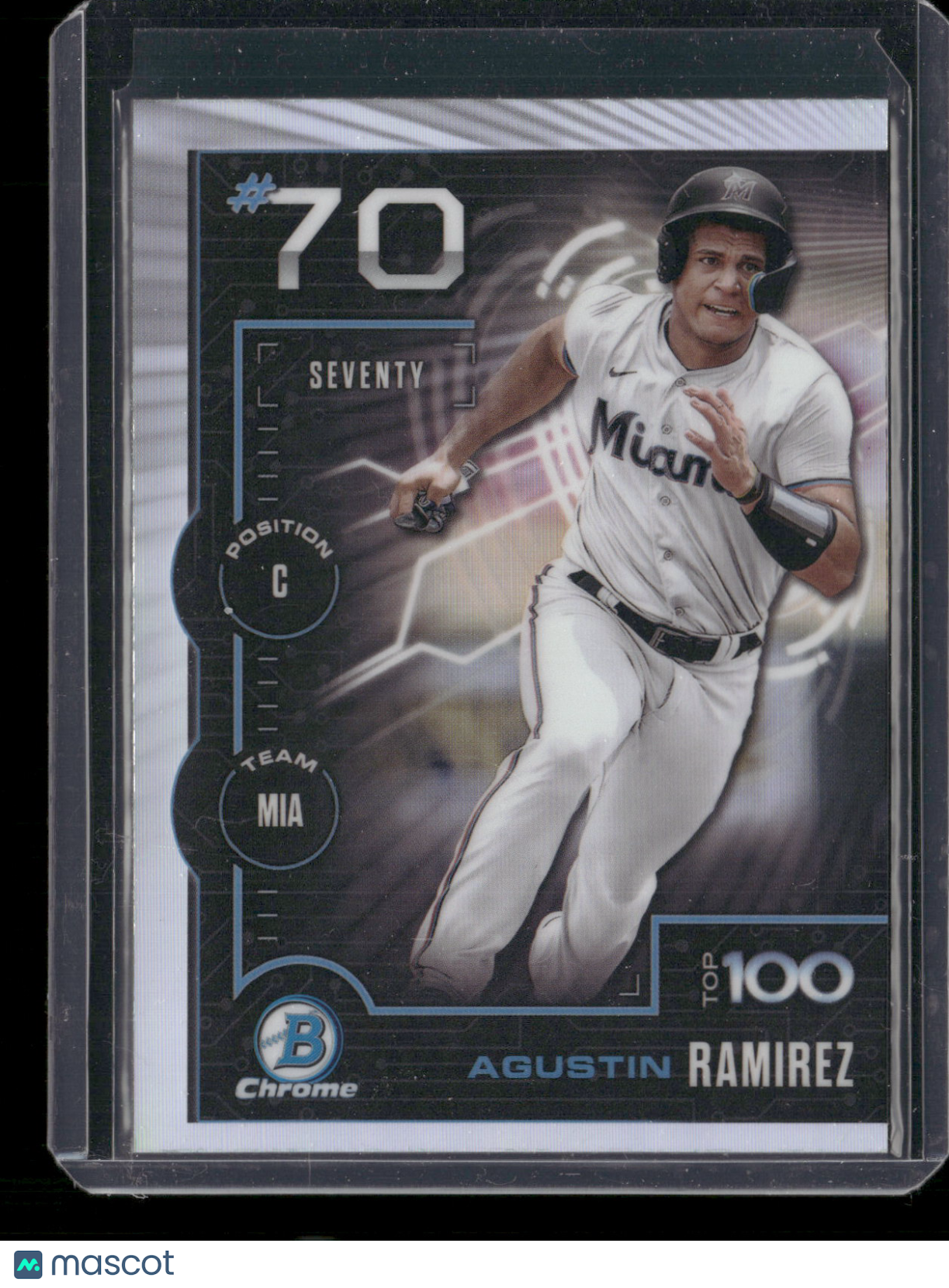 2025 Bowman Chrome Agustin Ramirez #BTP-70 Bowman Scouts Top 100