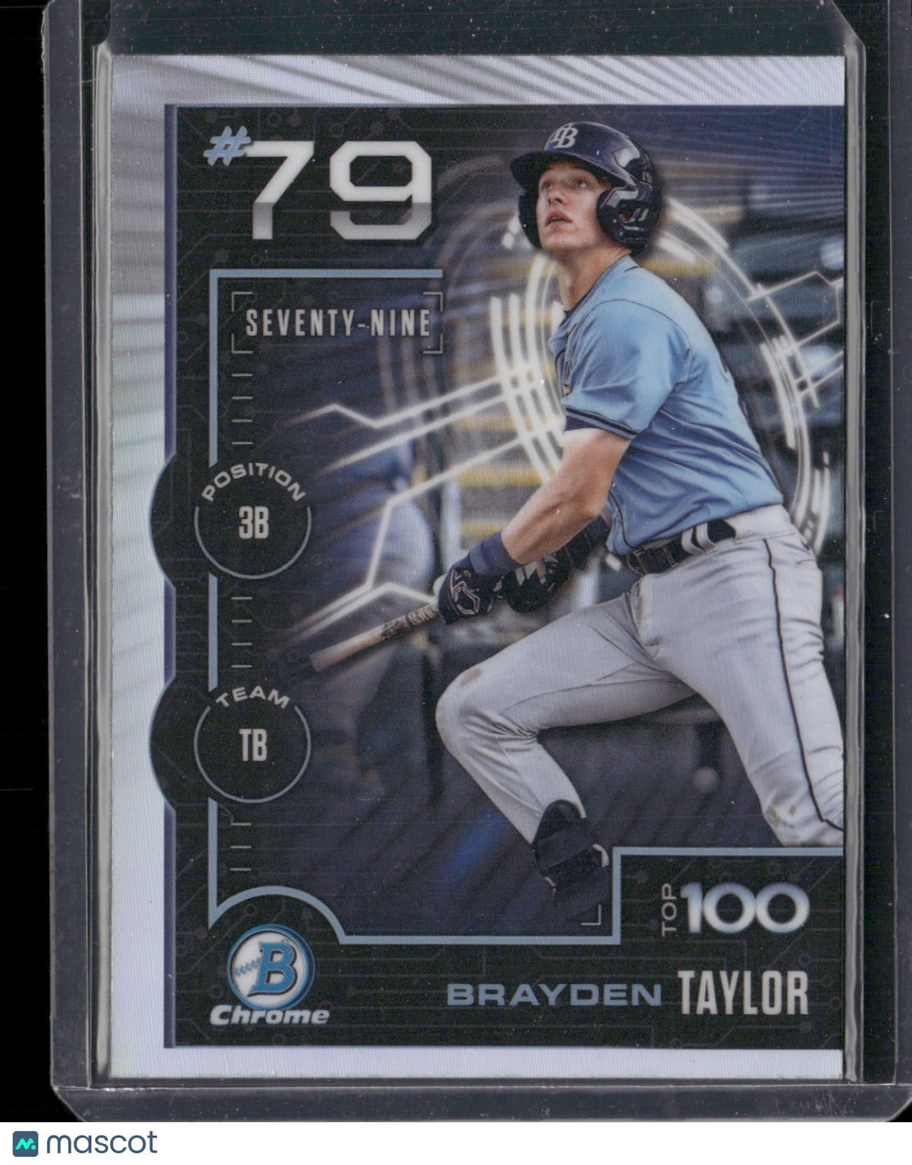 2025 Bowman Chrome Brayden Taylor #BTP-79 Bowman Scouts Top 100
