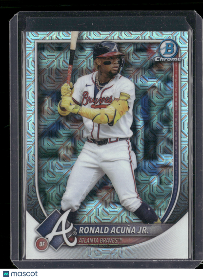 2025 Bowman Chrome Ronald Acuña Jr. #21 Mega Box Mojo Refractor