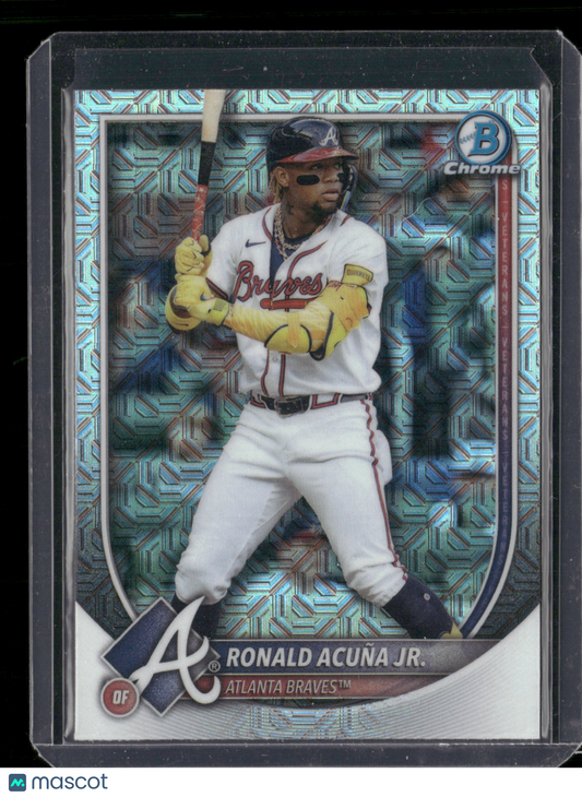 2025 Bowman Chrome Ronald Acuña Jr. #21 Mega Box Mojo Refractor