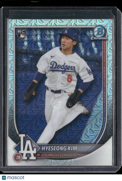 2025 Bowman Chrome Hyeseong Kim #91 Mega Box Mojo Refractor RC