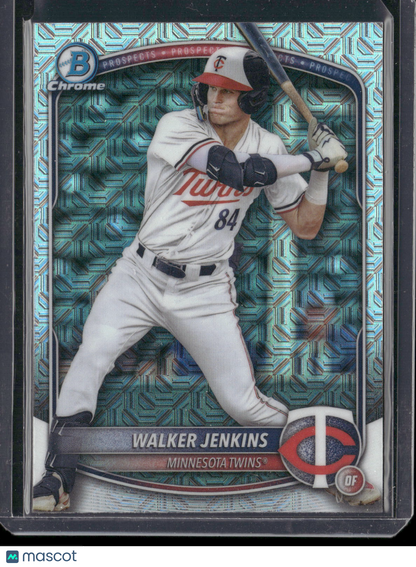2025 Bowman Chrome Walker Jenkins #BCP-1 Mega Box Mojo Refractor