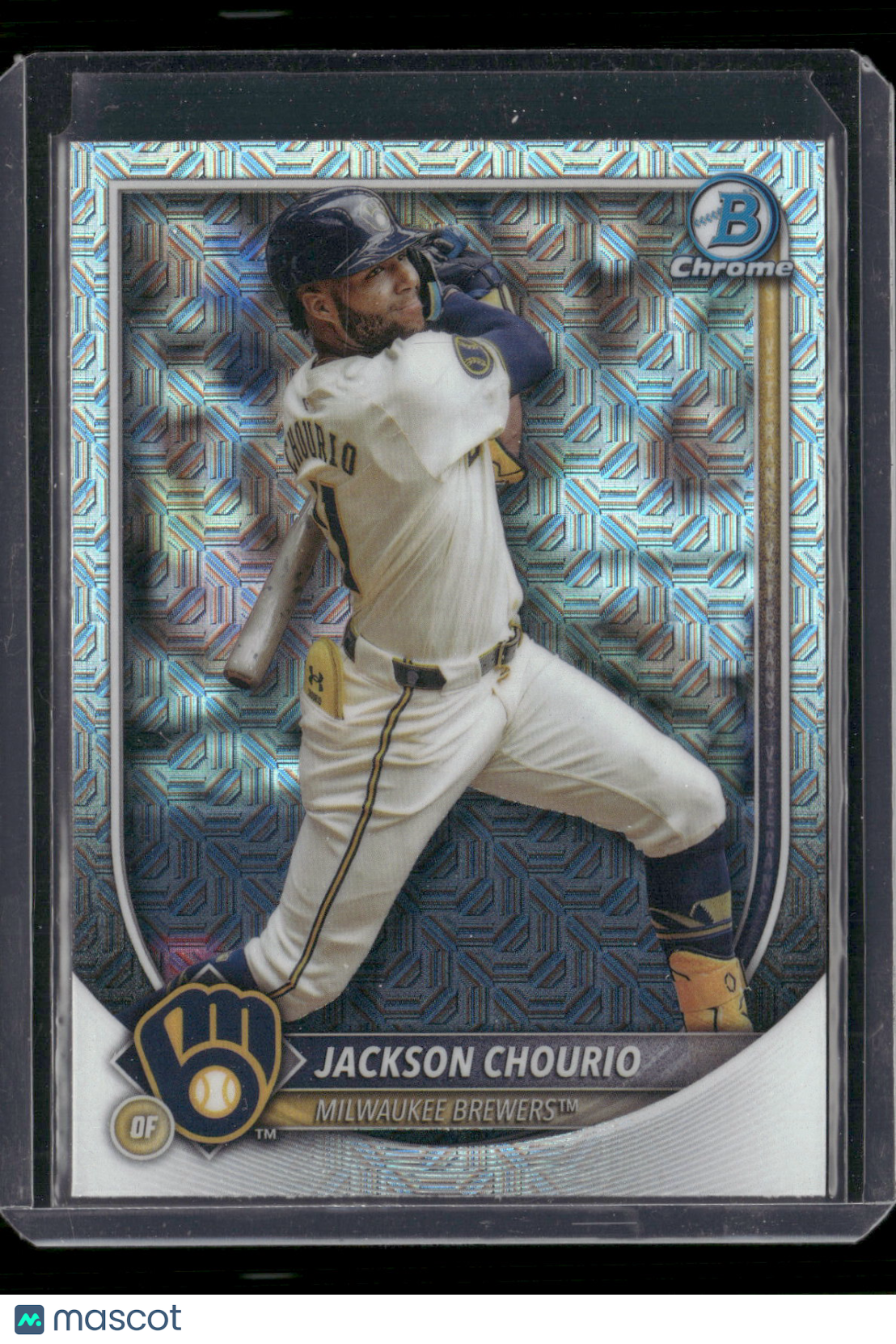 2025 Bowman Chrome Jackson Chourio #11 Mega Box Mojo Refractor