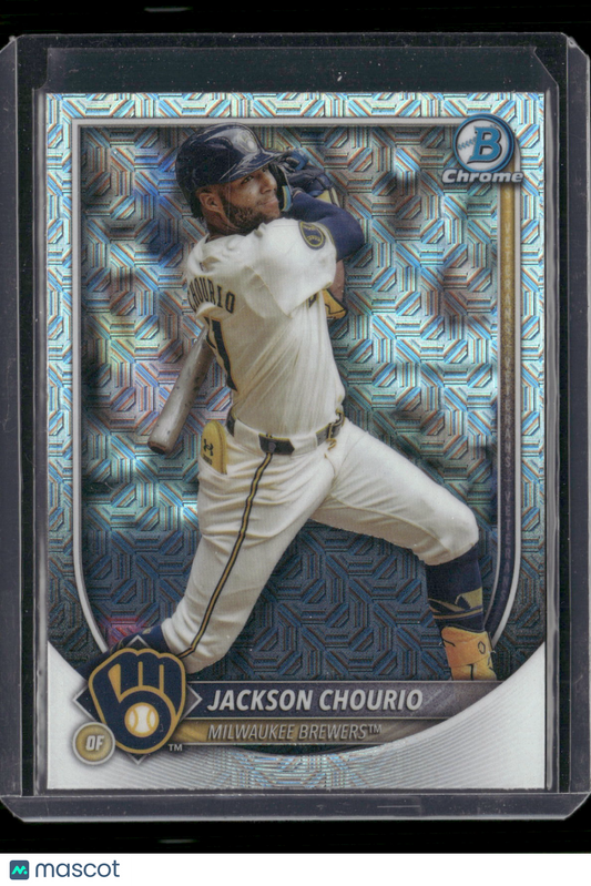 2025 Bowman Chrome Jackson Chourio #11 Mega Box Mojo Refractor