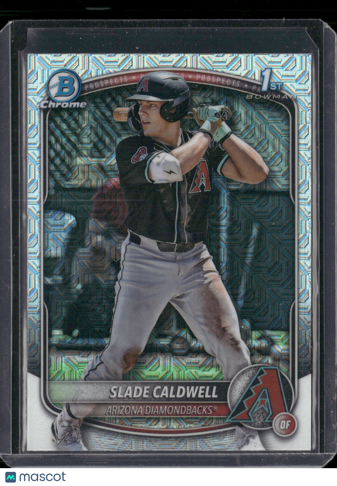 2025 Bowman Chrome Slade Caldwell #BCP-21 Mega Box Mojo Refractor 1st Bowman