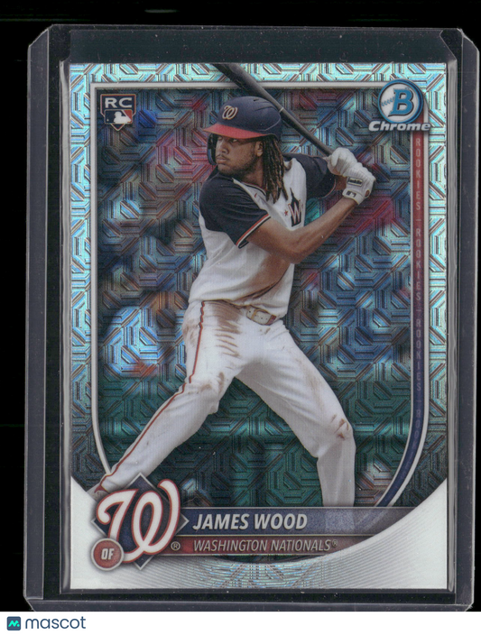 2025 Bowman Chrome James Wood #29 Mega Box Mojo Refractor RC