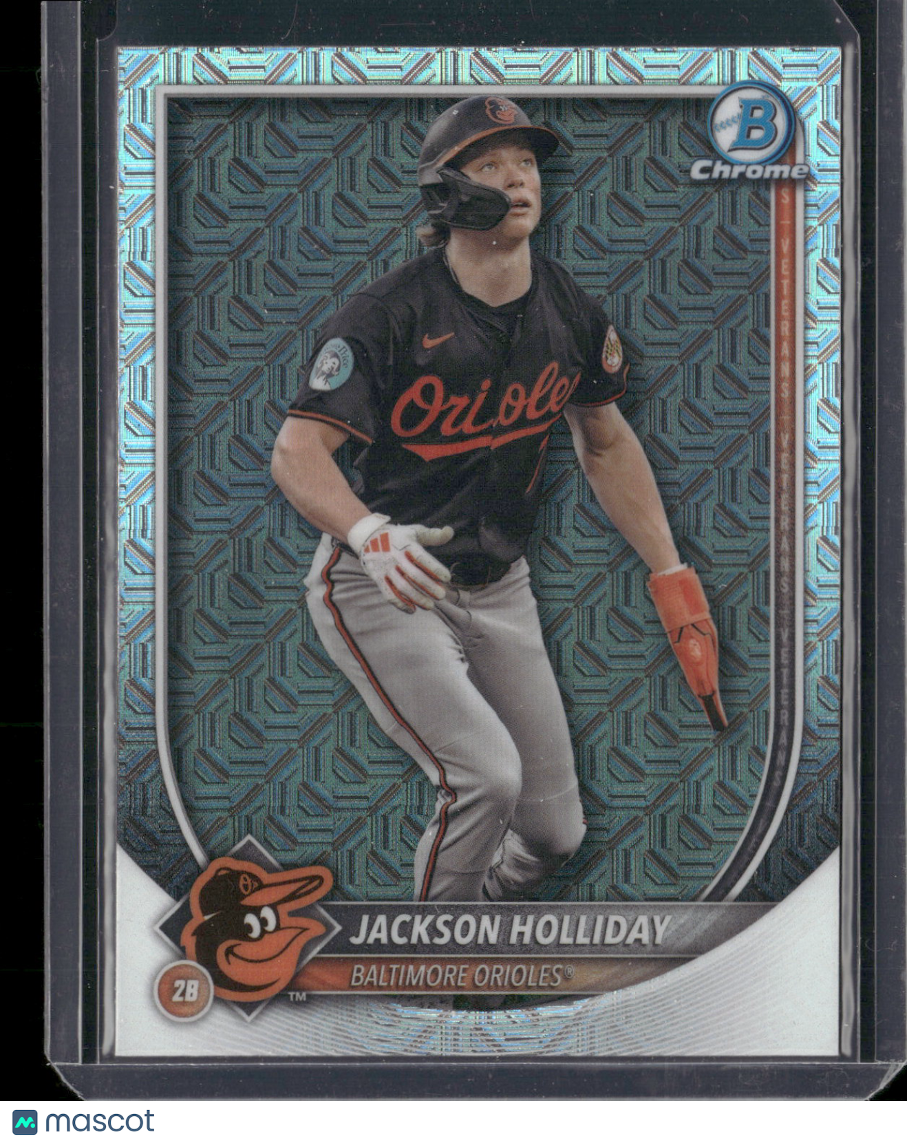 2024 Bowman Chrome Jackson Holliday #77 Mega Box Mojo Refractor
