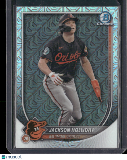 2024 Bowman Chrome Jackson Holliday #77 Mega Box Mojo Refractor
