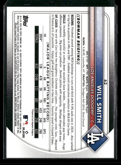 2025 Bowman Will Smith #62