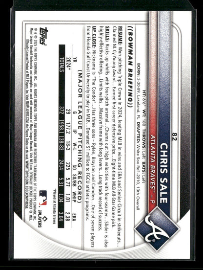 2025 Bowman Chris Sale #82