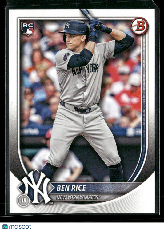2025 Bowman Ben Rice #85 RC