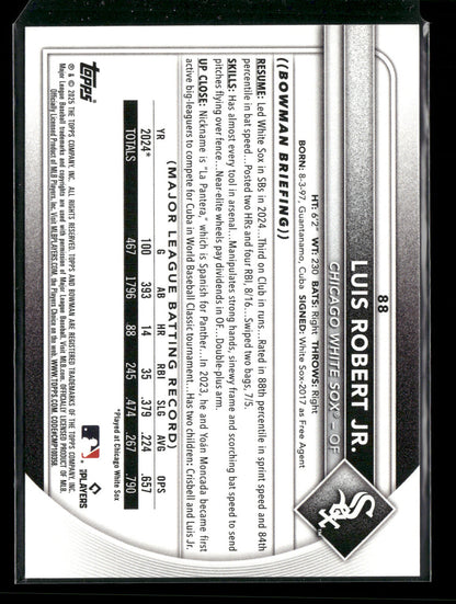 2025 Bowman Luis Robert Jr. #88