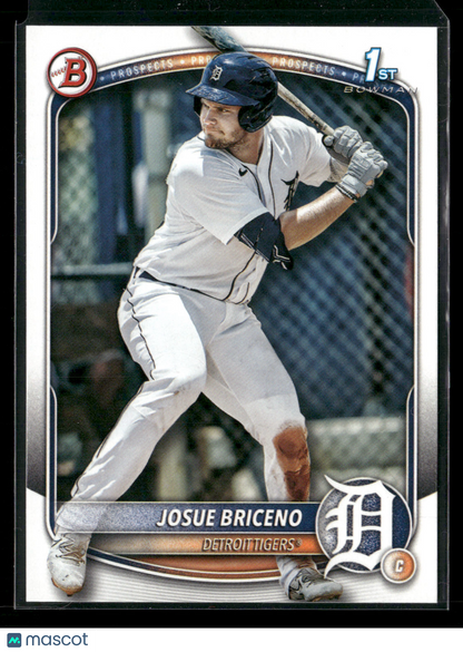 2025 Bowman Josue Briceno #BP-13 1st Bowman