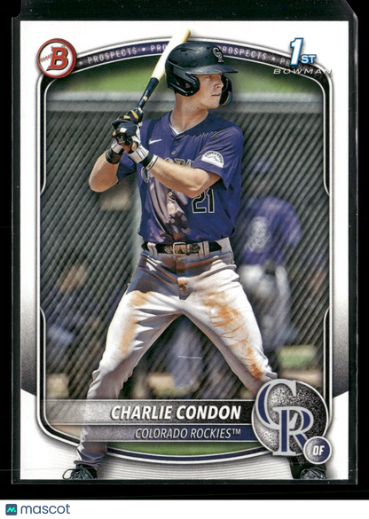 2025 Bowman Charlie Condon #BP-75 1st Bowman