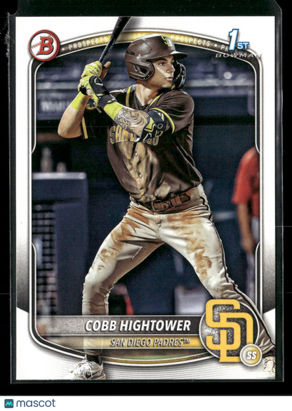 2025 Bowman Cobb Hightower #BP-104 1st Bowman