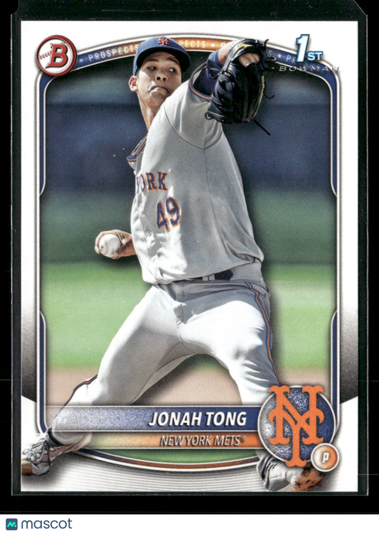 2025 Bowman Jonah Tong #BP-105 1st Bowman