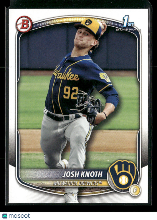 2025 Bowman Josh Knoth #BP-136 1st Bowman