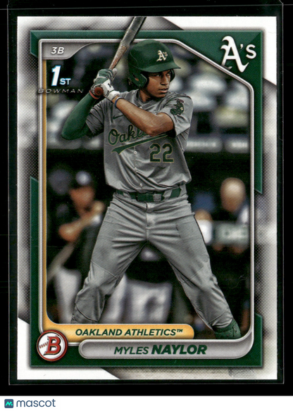 2024 Bowman Myles Naylor #BP-136 1st Bowman