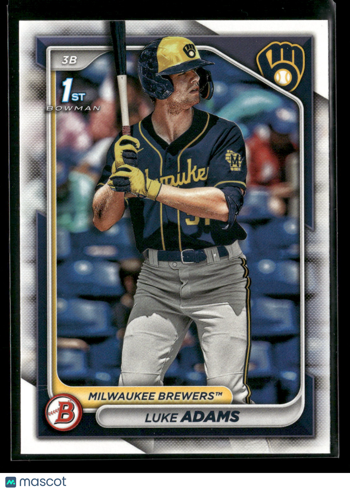 2024 Bowman Luke Adams #BP-50 1st Bowman