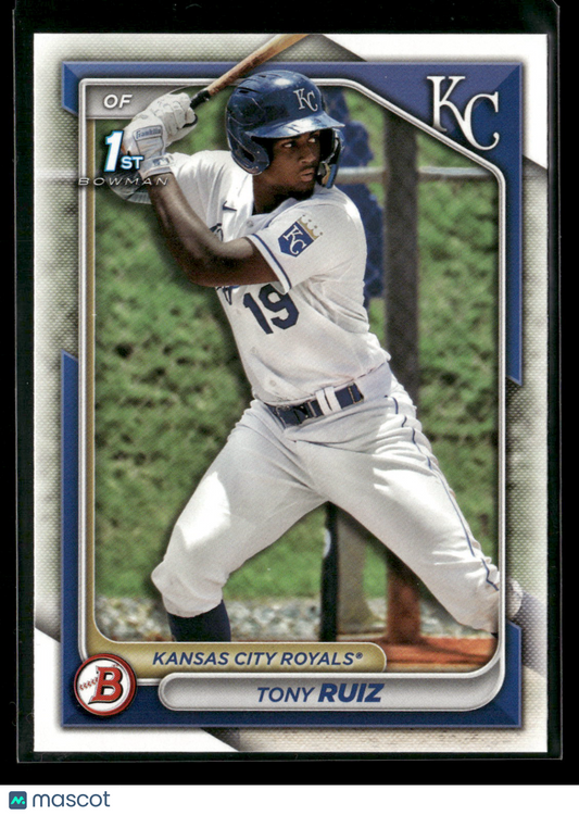 2024 Bowman Tony Ruiz #BP-80 1st Bowman