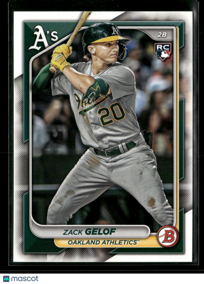 2024 Bowman Zack Gelof #14 RC