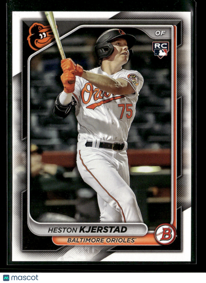 2024 Bowman Heston Kjerstad #9 RC