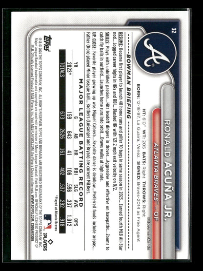 2024 Bowman Ronald Acuña Jr. #32