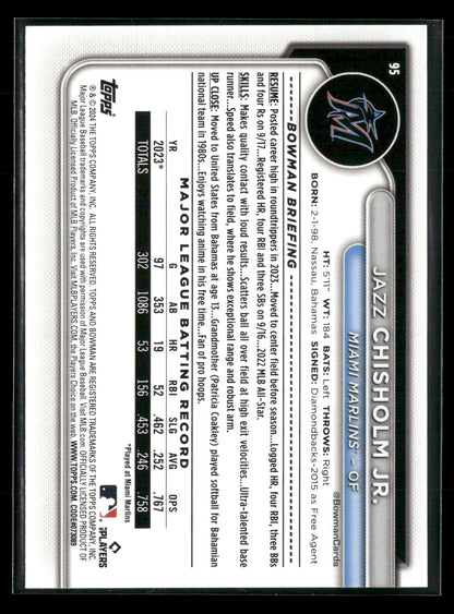 2024 Bowman Jazz Chisholm Jr. #95