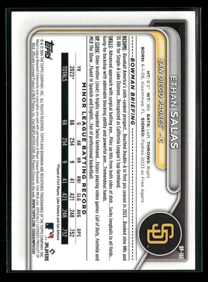 2024 Bowman Ethan Salas #BP-102