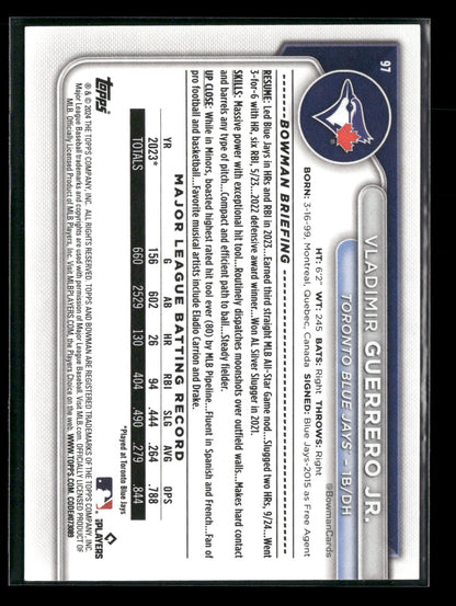 2024 Bowman Vladimir Guerrero Jr. #97