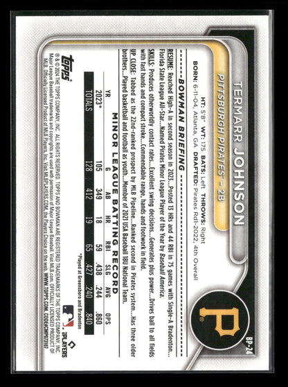2024 Bowman Termarr Johnson #BP-24