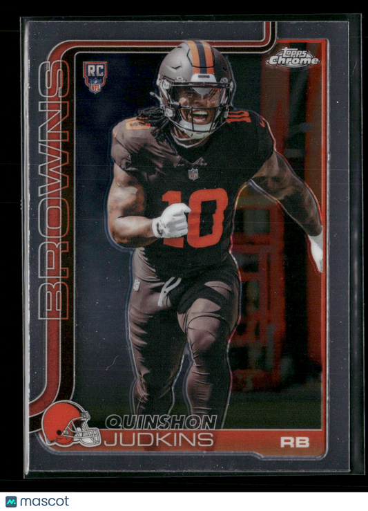 2025 Topps Chrome Football Quinshon Judkins #325 RC
