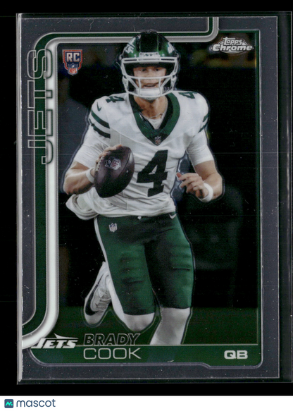 2025 Topps Chrome Football Brady Cook #319 RC