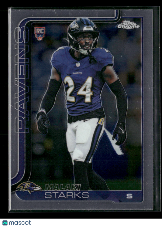 2025 Topps Chrome Football Malaki Starks #347 RC