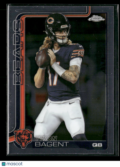 2025 Topps Chrome Football Tyson Bagent #54
