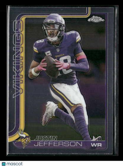 2025 Topps Chrome Football Justin Jefferson #195