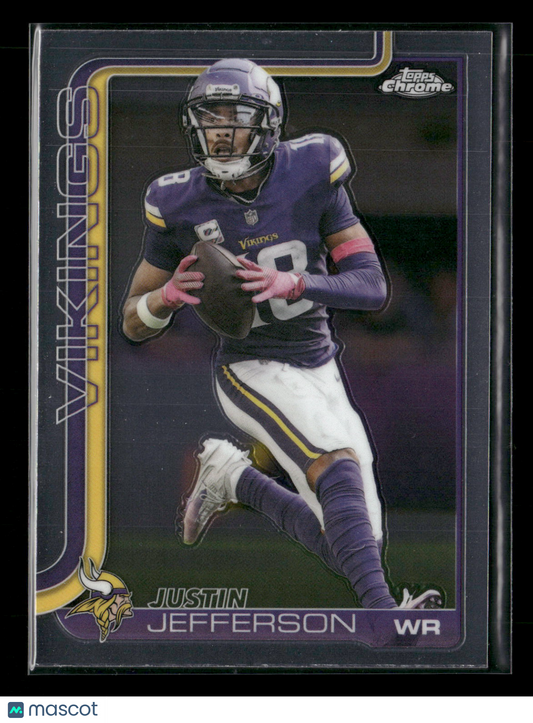 2025 Topps Chrome Football Justin Jefferson #195