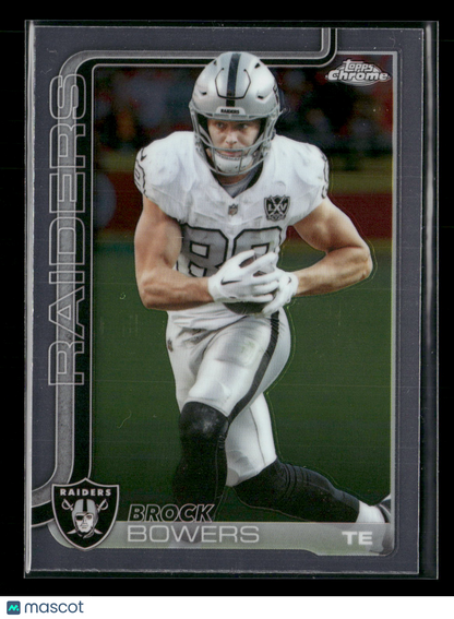 2025 Topps Chrome Football Brock Bowers #178