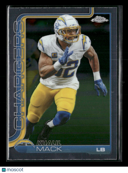 2025 Topps Chrome Football Khalil Mack #160