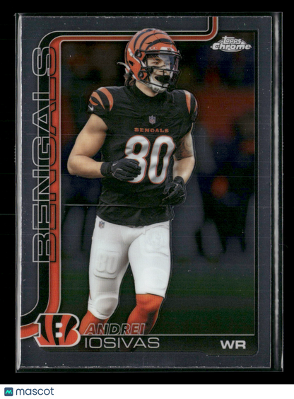 2025 Topps Chrome Football Andrei Iosivas #60