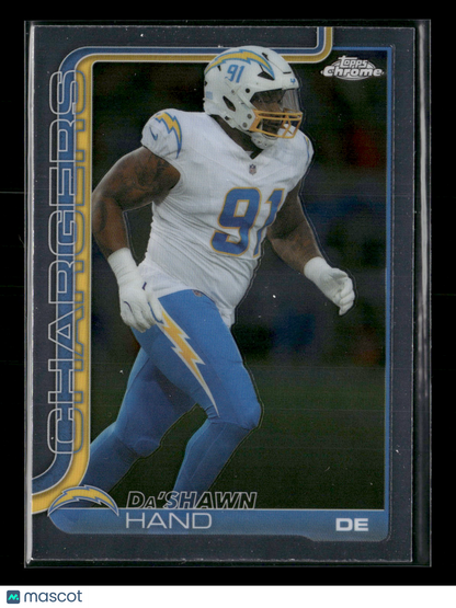2025 Topps Chrome Football Da'Shawn Hand #164