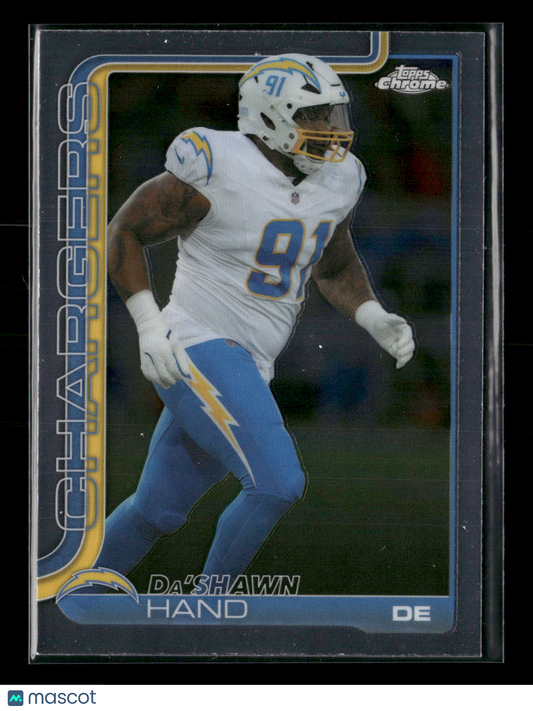 2025 Topps Chrome Football Da'Shawn Hand #164