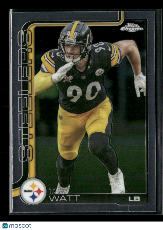 2025 Topps Chrome Football T.J. Watt #258