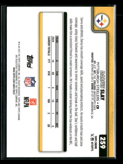 2025 Topps Chrome Football Darius Slay #259