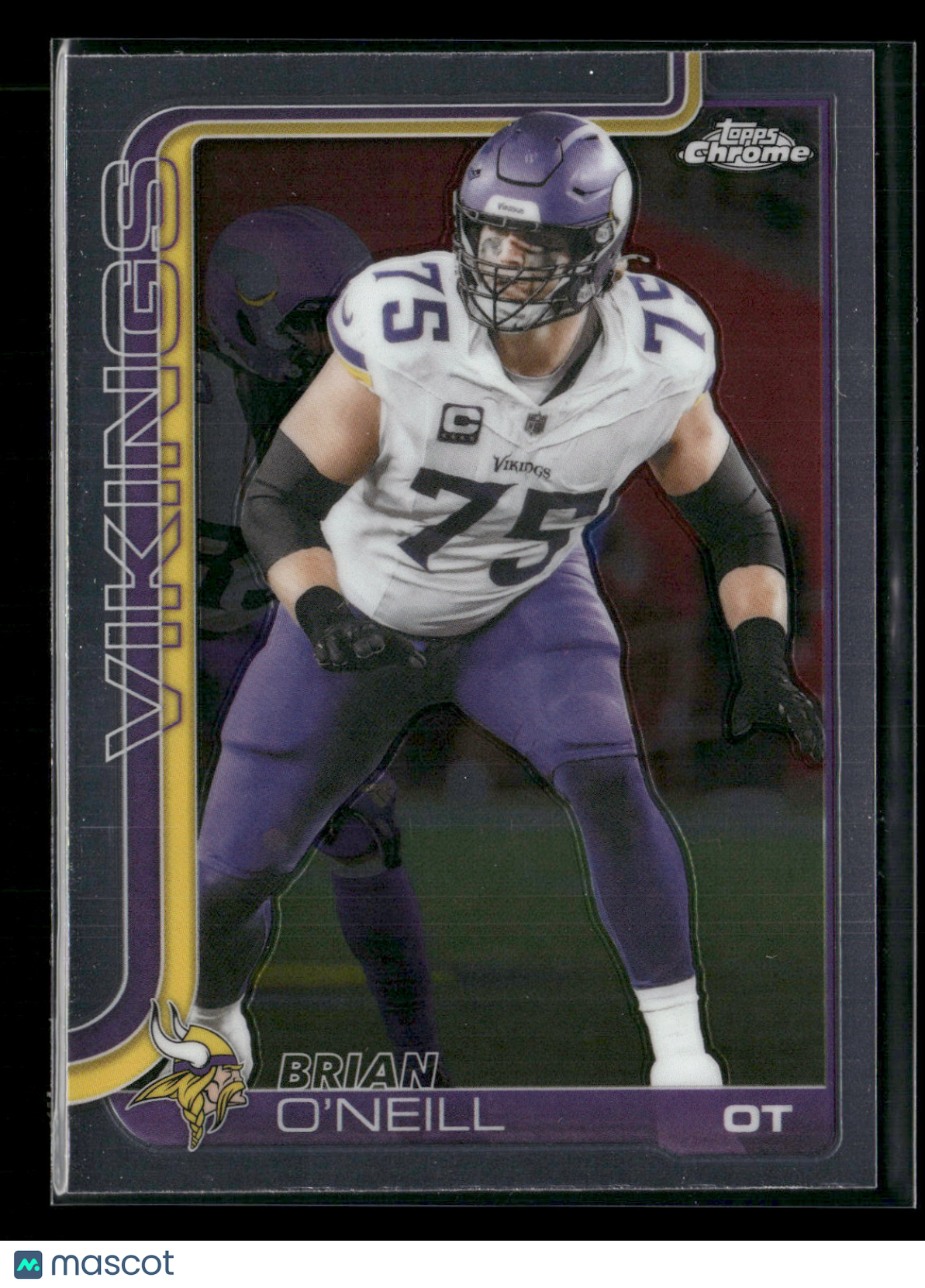 2025 Topps Chrome Football Brian O'Neill #196