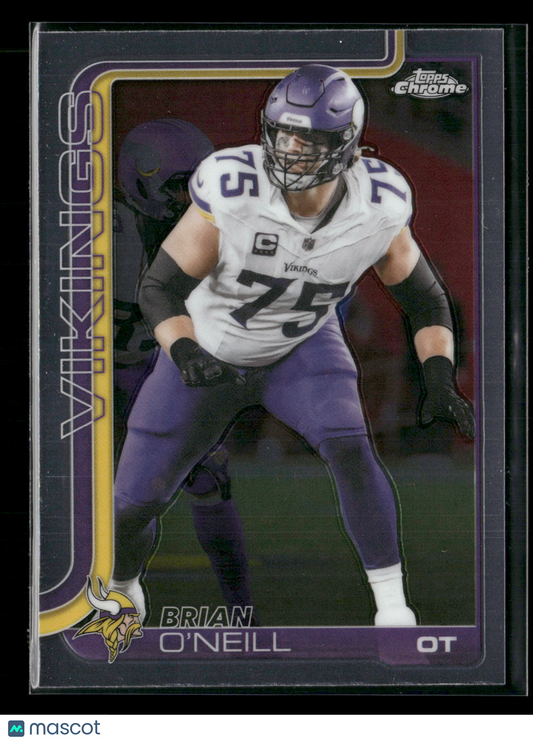 2025 Topps Chrome Football Brian O'Neill #196