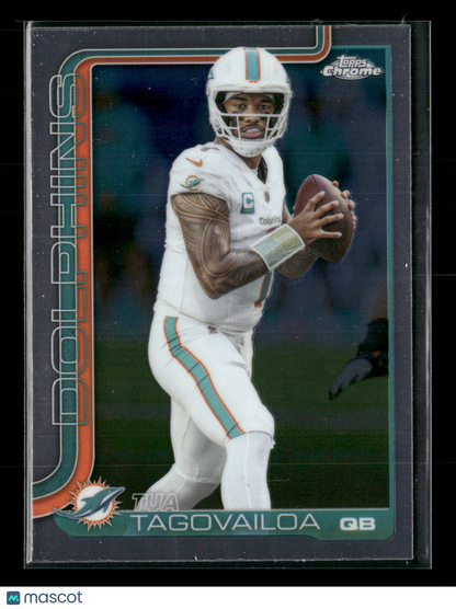 2025 Topps Chrome Football Tua Tagovailoa #187