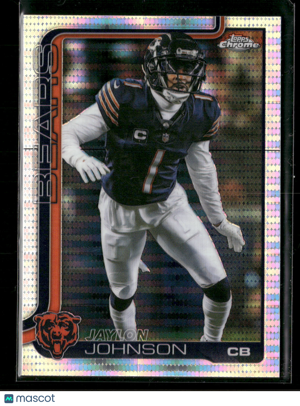 2025 Topps Chrome Football Jaylon Johnson #57 Pulsar Parallel